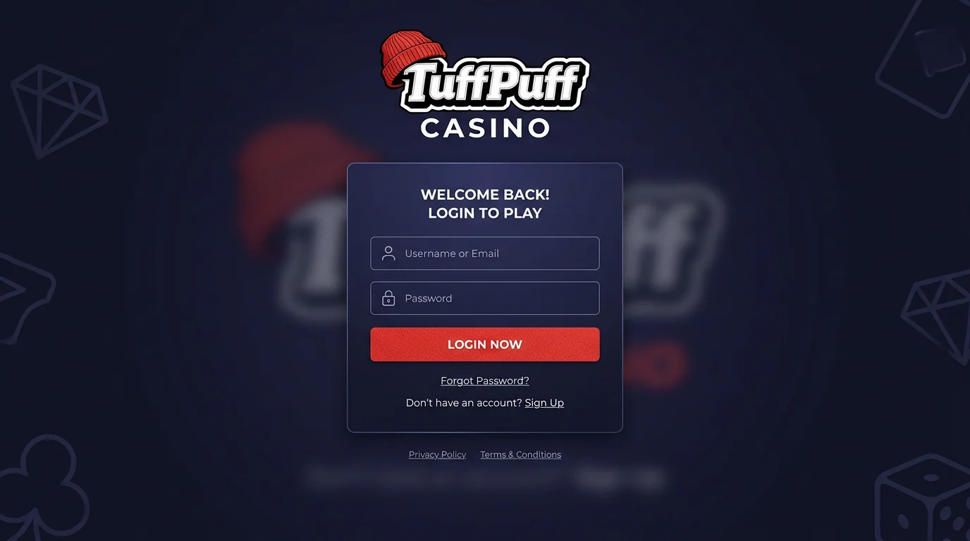TuffPuff Casino Login